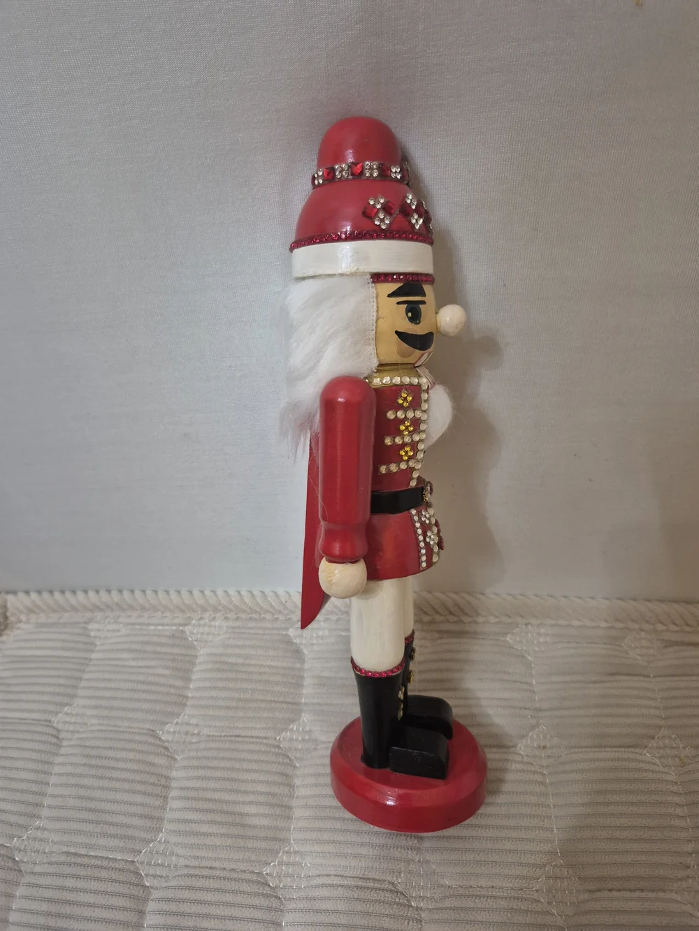 Red Decorative Nutcracker Soldier Holiday Figurine